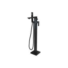 Chard Black Floor Standing Bath Shower Mixer